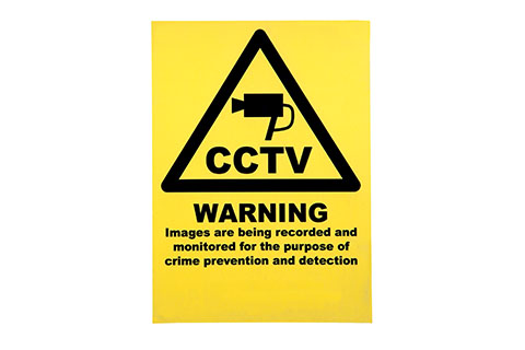 CCTV sign